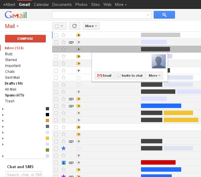 Gmail Compact - CSS ONLY