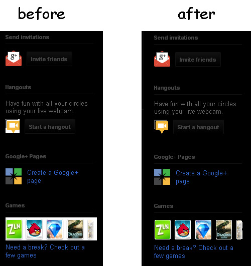 G+ "Start a hangout" icon transparent bg fix