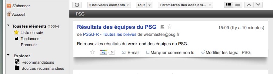 Google Reader Symphonia Final