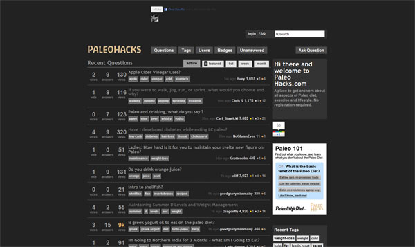 Dark Paleo Hacks
