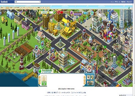 Cityville on Facebook stylish