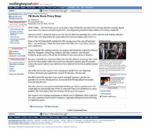 Washingtonpost.com - adblocked & tweaked