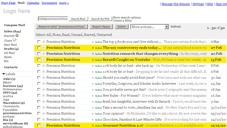 Gmail Google Apps --- No baby blue --- March 2008