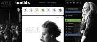 Adele Tumblr Dashboard
