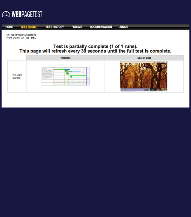 Webpagetest.org - NO ADS