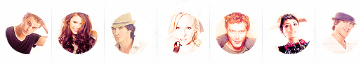 The Vampire Diaries Cast Tumblr Menu Icons
