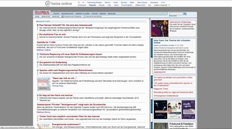 Telepolis 2011 überarbeitet