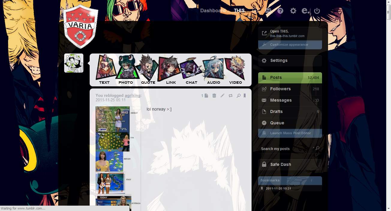 Varia Dash Theme