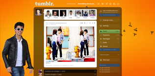 Joe Jonas dashboard Theme.