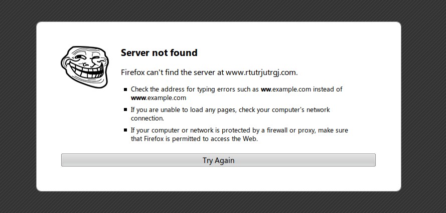 About:neterror - trollface