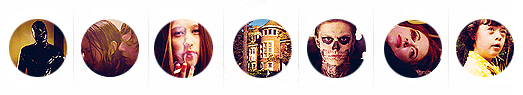 American Horror Story menu icons style