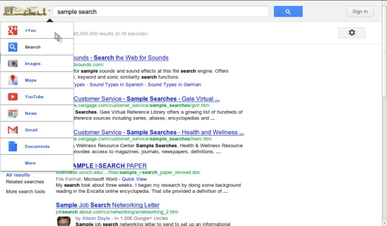 Google White & Blue