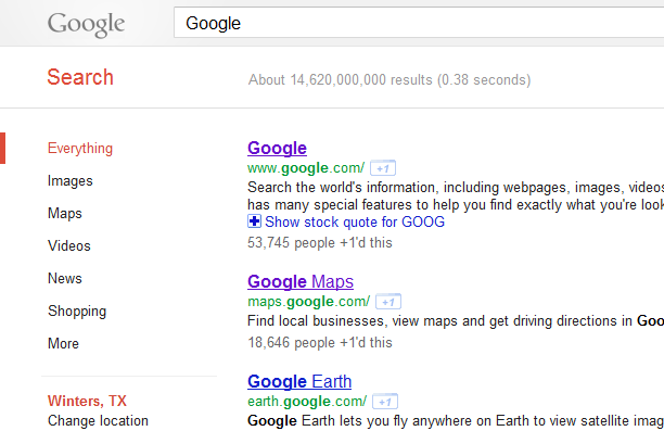 Skinny Google Bar