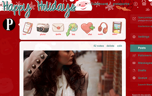 Happy Holidays: Santa and Reindeer