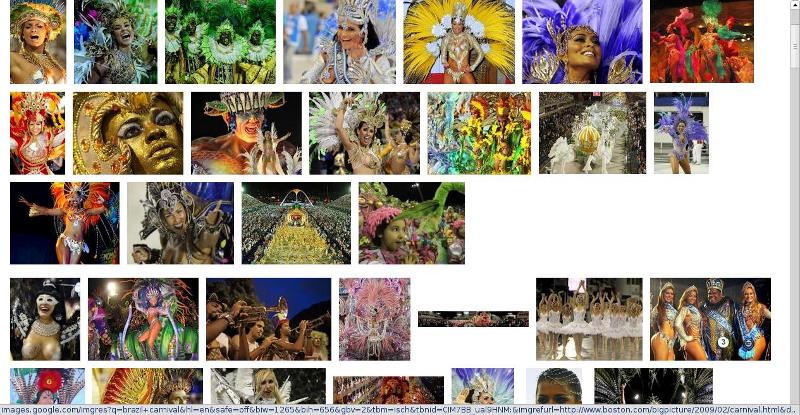 Google images for small screen (no sidebar)