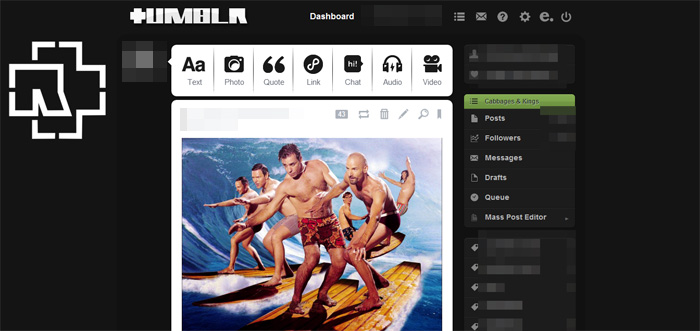 Rammstein Tumblr Theme