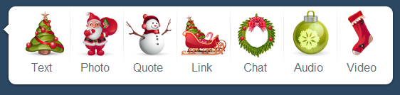 Christmas Posting Icons