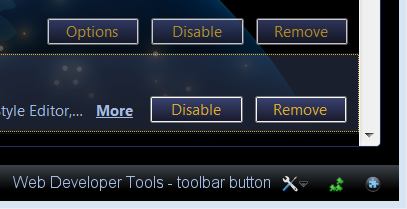 Developer Tools - Crystal Clear toolbar button