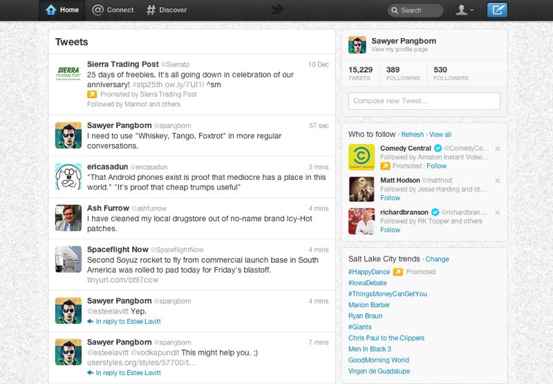 Twitter Sidebar Right