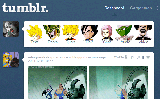 DBZ Tumblr- Dash Icons