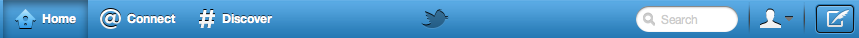 Twitter iOS Style Header #NewNewTwitter!
