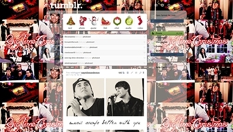 Big Time Rush christmas tumblr theme dash