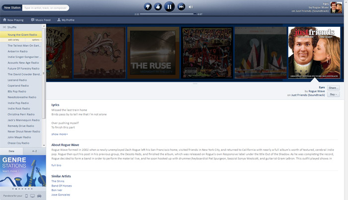 Pandora - Full Length + Full Height, No Ads