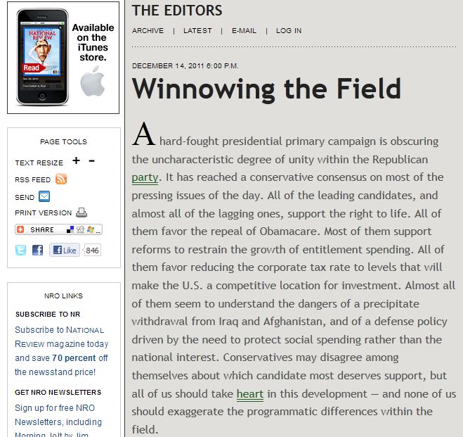 National Review, NRO