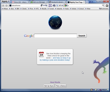 Nautipolis about:home styling