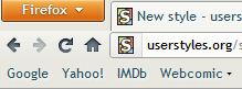 Bookmarks Bar - Hide Icons