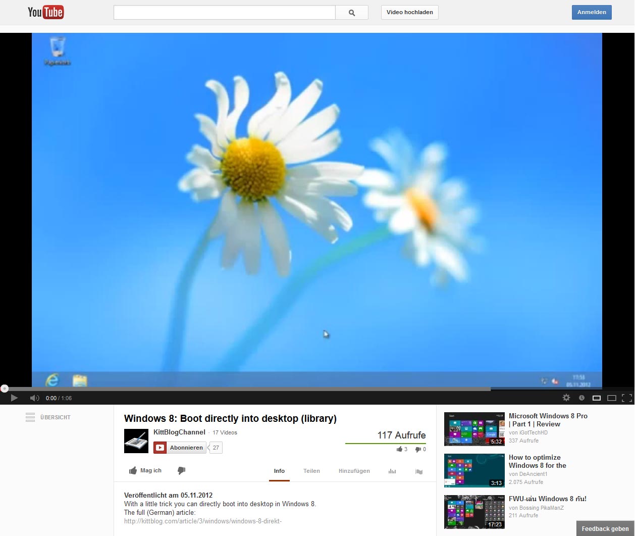 YouTube bigger (HD) player for HD videos!