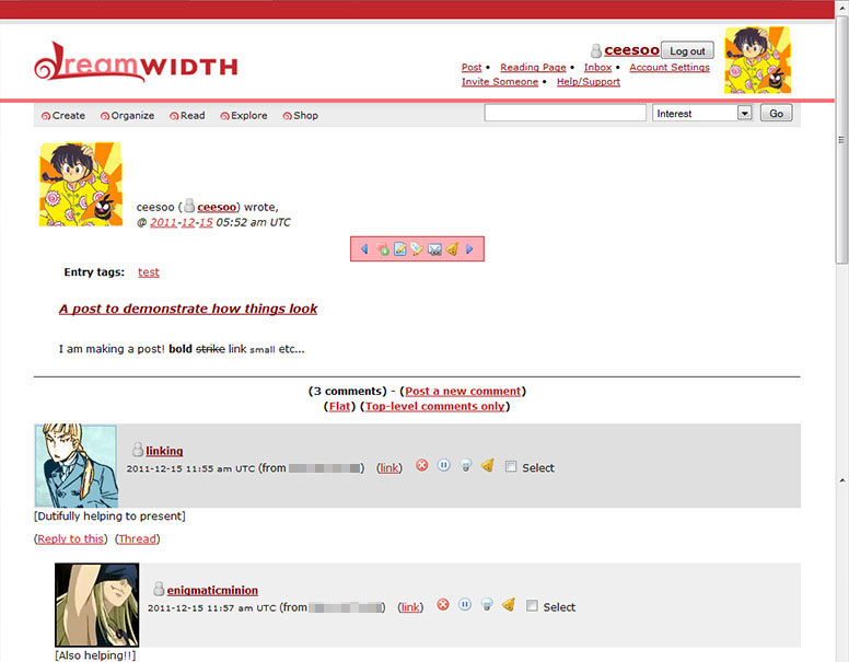 Simple Tropospherical Tweaks for Dreamwidth