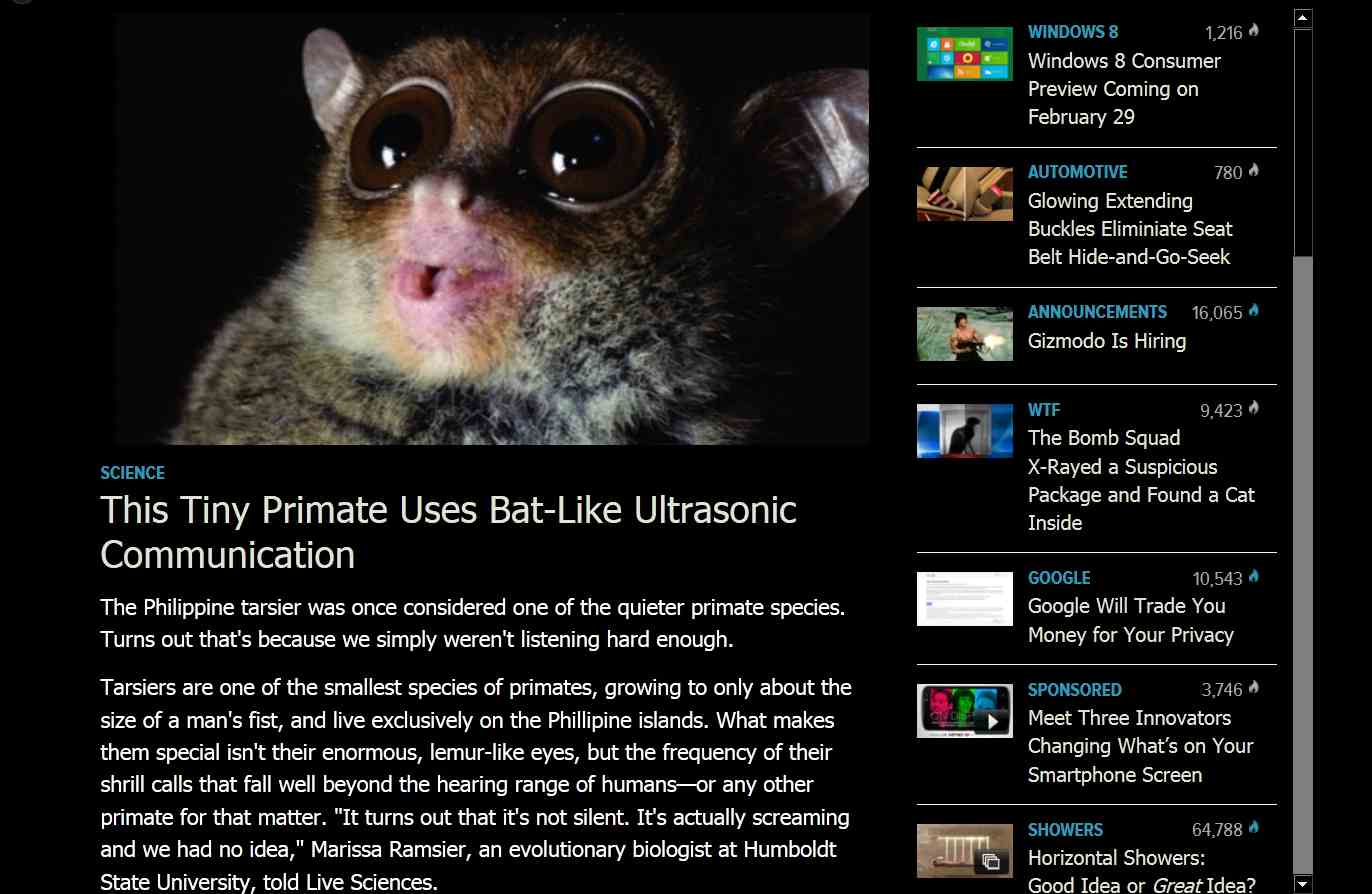 Gawker on Black - Gizmodo, Kotaku, io9, Lifehacker