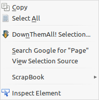 StumbleUpon - Hide Context Menu Entries