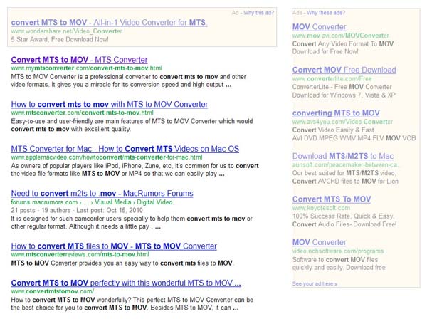 Google Search - Ad Borders