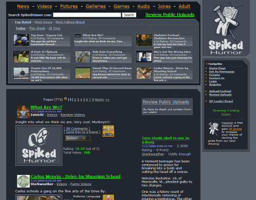 Spikedhumor.com - adblocked