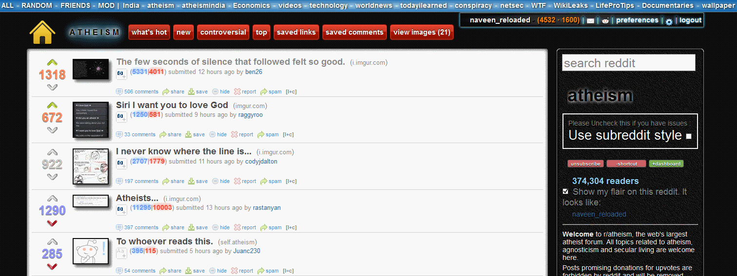 Reddit - Dark Side