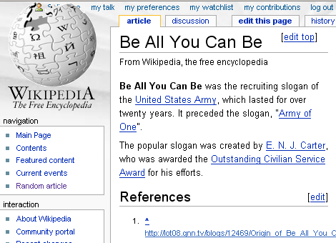 Wikipedia - hide reference links