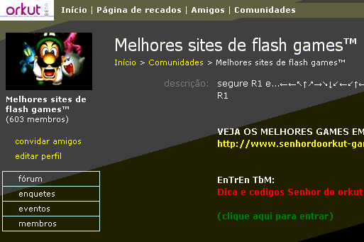 black fodastiko - Senhor do orkut