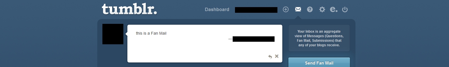 Tumblr - Fan Mail Normal Font and Background
