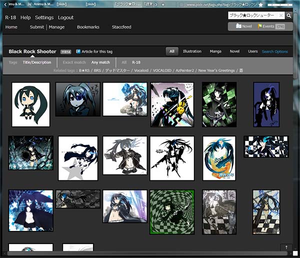 Pixiv Dark Gallery