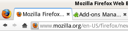 Firefox Menu Button Icons