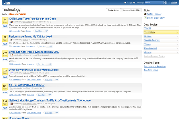 Fluid - The Ultimate Digg CSS Patch (v2.0 final)