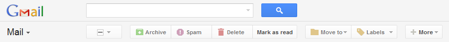 New Gmail - Combined Style - text + colour buttons