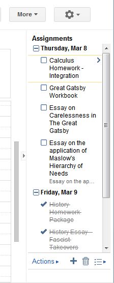 Google Calendar Tasks fix