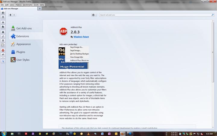 Removes add-on security checking warning message