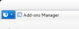 Firefox - Small Firefox Button on Linux