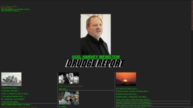 DRUDGE REPORT - Dark Theme with Colored Links