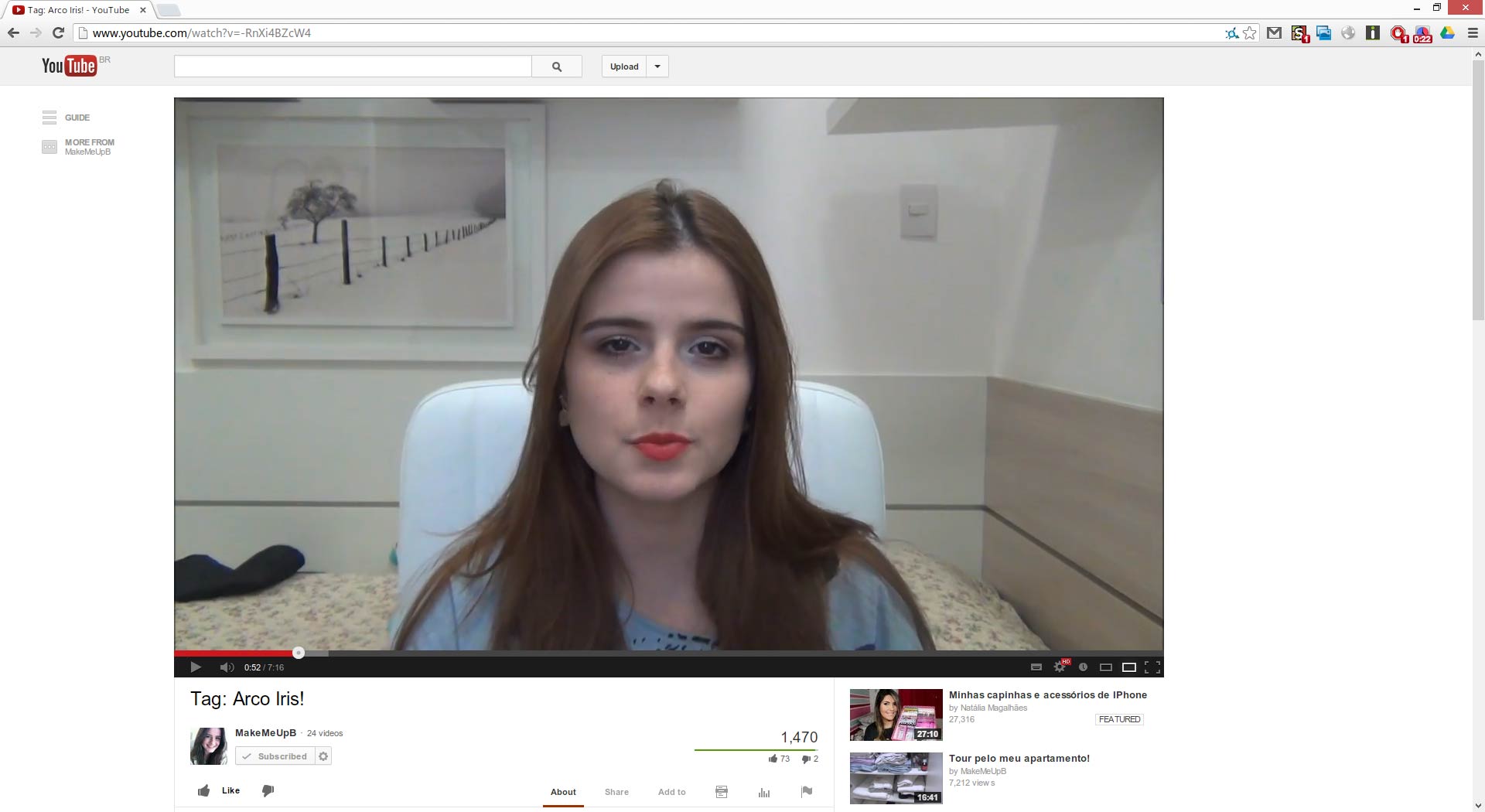 YouTube Player Sizes