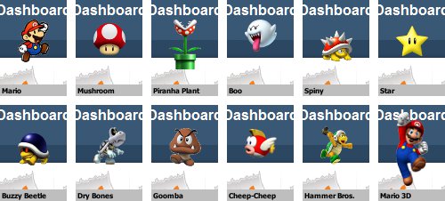 tumblr - Mario Bros Selector